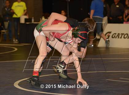 Thumbnail 3 in CIF State Girls Wrestling Championships (Semifinals) photogallery.