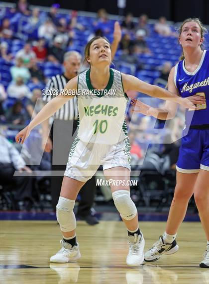 Thumbnail 1 in Neches vs. Nazareth (UIL 1A Basketball State Semifinal) photogallery.