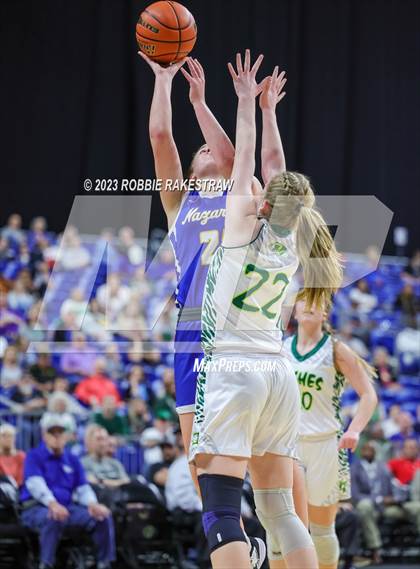 Thumbnail 1 in Neches vs. Nazareth (UIL 1A Basketball State Semifinal) photogallery.