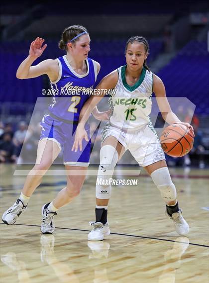 Thumbnail 2 in Neches vs. Nazareth (UIL 1A Basketball State Semifinal) photogallery.