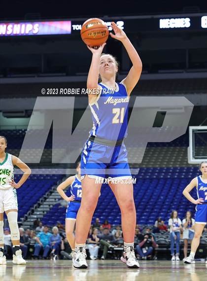 Thumbnail 2 in Neches vs. Nazareth (UIL 1A Basketball State Semifinal) photogallery.