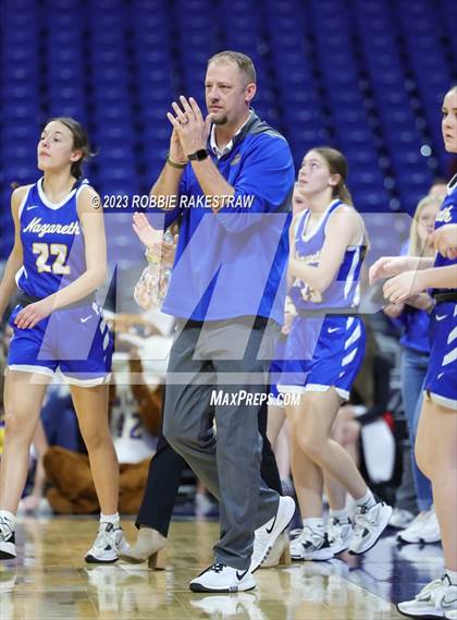 Thumbnail 2 in Neches vs. Nazareth (UIL 1A Basketball State Semifinal) photogallery.