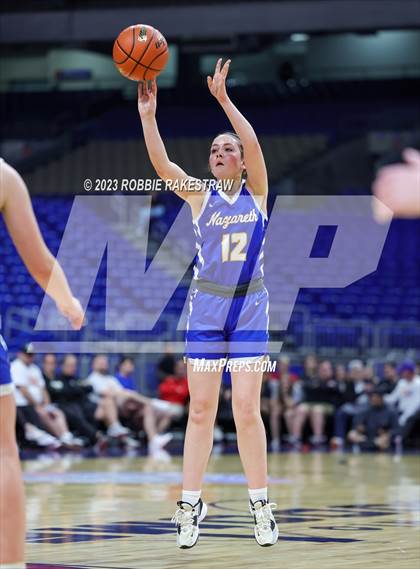 Thumbnail 1 in Neches vs. Nazareth (UIL 1A Basketball State Semifinal) photogallery.