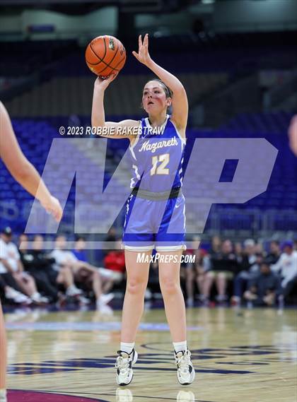 Thumbnail 1 in Neches vs. Nazareth (UIL 1A Basketball State Semifinal) photogallery.