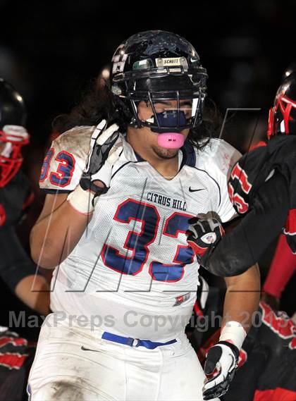 Thumbnail 2 in Citrus Hill vs. Norte Vista (CIF SS Eastern Division Final) photogallery.