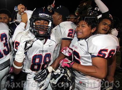 Thumbnail 1 in Citrus Hill vs. Norte Vista (CIF SS Eastern Division Final) photogallery.