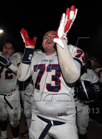 Thumbnail 2 in Citrus Hill vs. Norte Vista (CIF SS Eastern Division Final) photogallery.