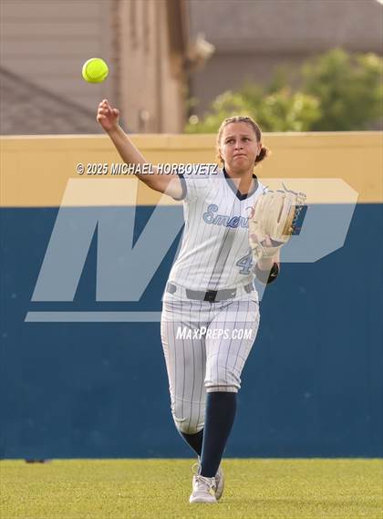 Thumbnail 3 in Lovejoy @ Emerson (UIL 5A D2 Girls Softball Area) photogallery.
