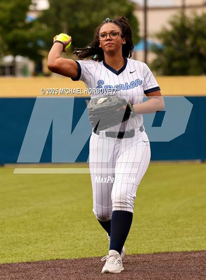 Thumbnail 1 in Lovejoy @ Emerson (UIL 5A D2 Girls Softball Area) photogallery.