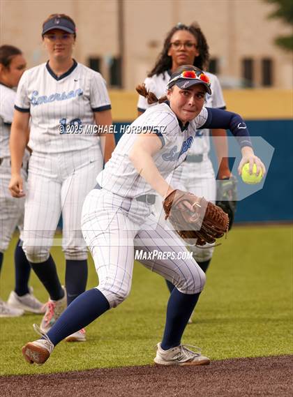 Thumbnail 2 in Lovejoy @ Emerson (UIL 5A D2 Girls Softball Area) photogallery.