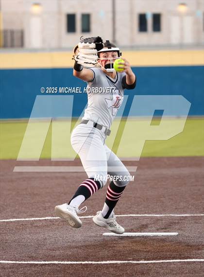 Thumbnail 3 in Lovejoy @ Emerson (UIL 5A D2 Girls Softball Area) photogallery.