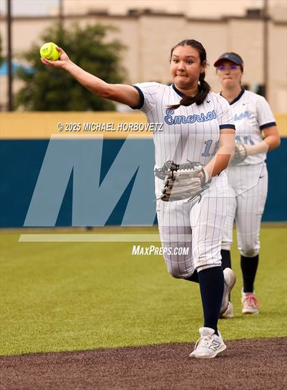 Thumbnail 1 in Lovejoy @ Emerson (UIL 5A D2 Girls Softball Area) photogallery.