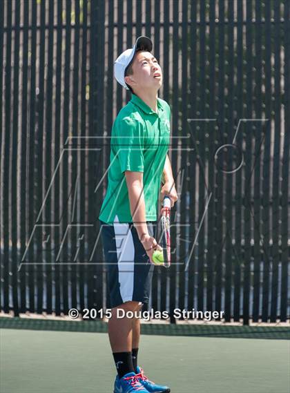 Thumbnail 2 in CIF NCS Boys Tennis Championships photogallery.