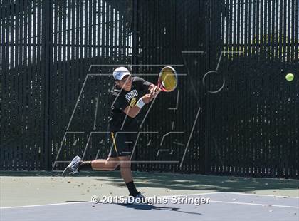 Thumbnail 3 in CIF NCS Boys Tennis Championships photogallery.