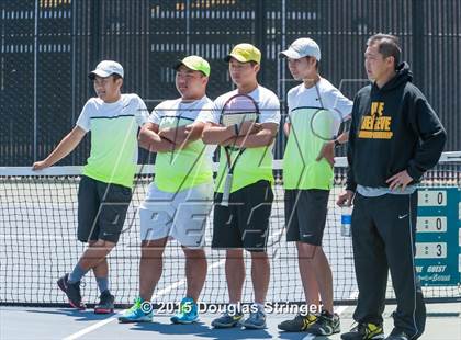 Thumbnail 2 in CIF NCS Boys Tennis Championships photogallery.