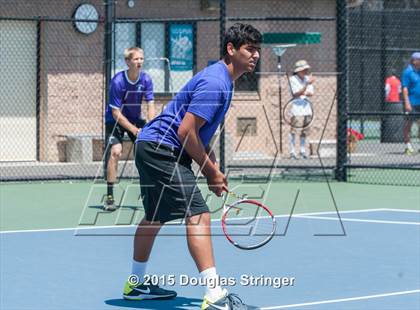 Thumbnail 3 in CIF NCS Boys Tennis Championships photogallery.