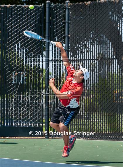 Thumbnail 1 in CIF NCS Boys Tennis Championships photogallery.
