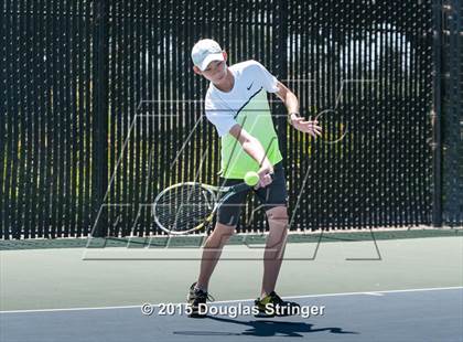 Thumbnail 3 in CIF NCS Boys Tennis Championships photogallery.