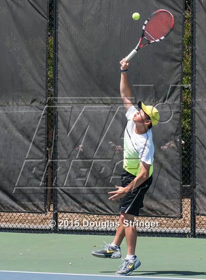 Thumbnail 2 in CIF NCS Boys Tennis Championships photogallery.