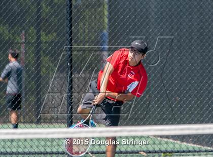Thumbnail 3 in CIF NCS Boys Tennis Championships photogallery.