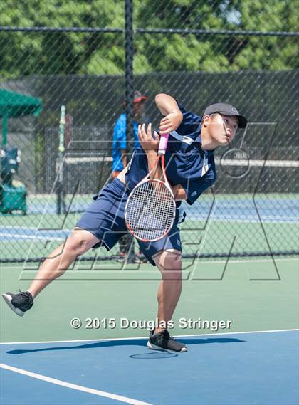 Thumbnail 1 in CIF NCS Boys Tennis Championships photogallery.