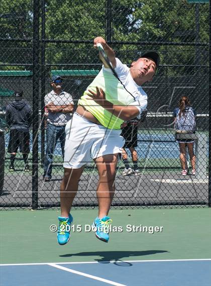 Thumbnail 2 in CIF NCS Boys Tennis Championships photogallery.