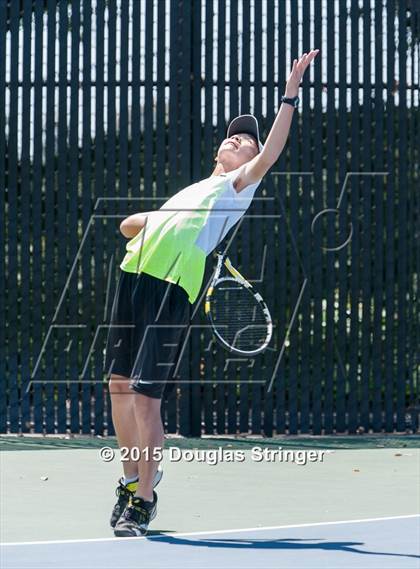 Thumbnail 2 in CIF NCS Boys Tennis Championships photogallery.