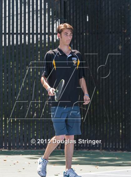 Thumbnail 3 in CIF NCS Boys Tennis Championships photogallery.