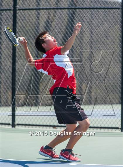 Thumbnail 3 in CIF NCS Boys Tennis Championships photogallery.