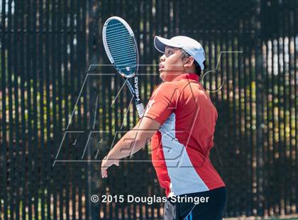 Thumbnail 2 in CIF NCS Boys Tennis Championships photogallery.