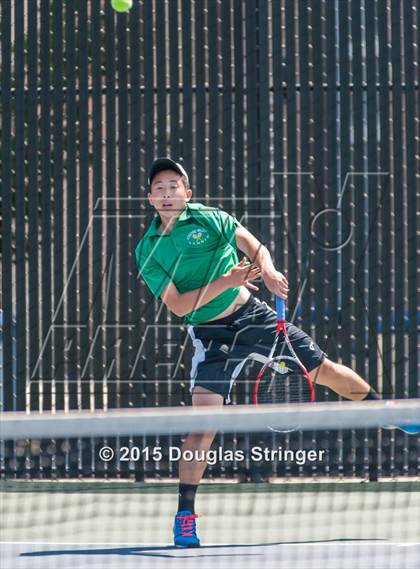 Thumbnail 2 in CIF NCS Boys Tennis Championships photogallery.
