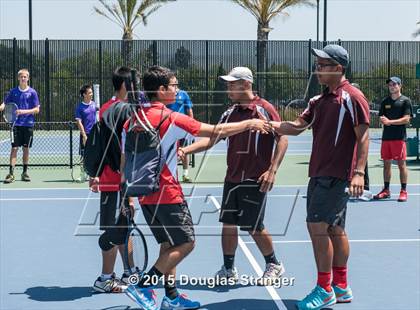 Thumbnail 3 in CIF NCS Boys Tennis Championships photogallery.