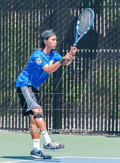 Thumbnail 2 in CIF NCS Boys Tennis Championships photogallery.