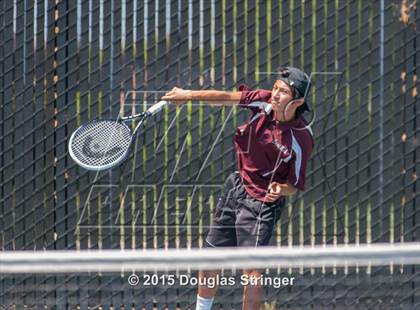 Thumbnail 3 in CIF NCS Boys Tennis Championships photogallery.