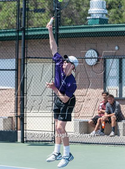 Thumbnail 3 in CIF NCS Boys Tennis Championships photogallery.
