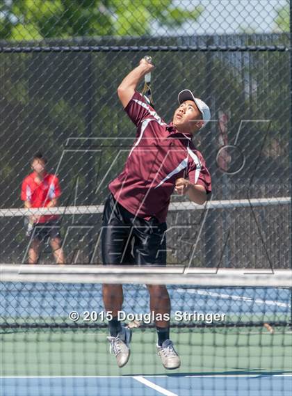 Thumbnail 1 in CIF NCS Boys Tennis Championships photogallery.