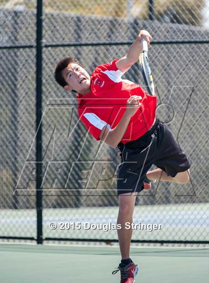 Thumbnail 2 in CIF NCS Boys Tennis Championships photogallery.