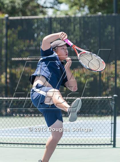 Thumbnail 2 in CIF NCS Boys Tennis Championships photogallery.