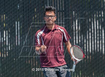 Thumbnail 2 in CIF NCS Boys Tennis Championships photogallery.
