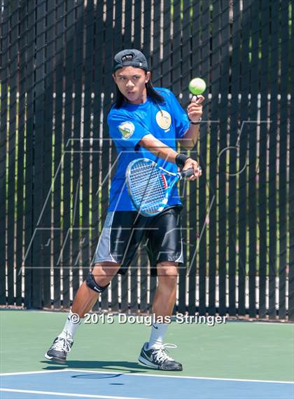 Thumbnail 1 in CIF NCS Boys Tennis Championships photogallery.