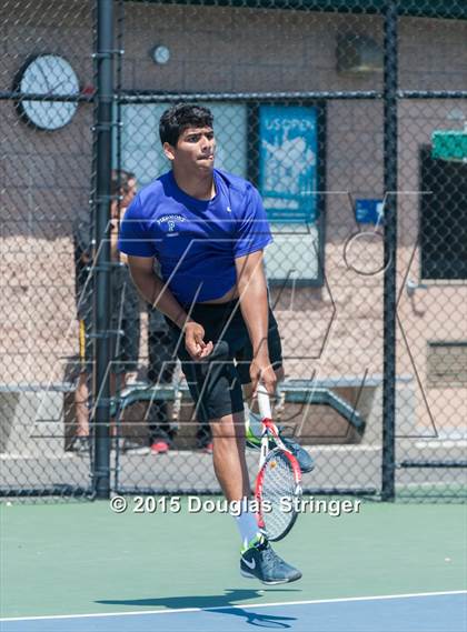 Thumbnail 2 in CIF NCS Boys Tennis Championships photogallery.