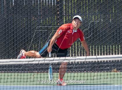 Thumbnail 3 in CIF NCS Boys Tennis Championships photogallery.