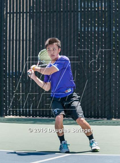 Thumbnail 1 in CIF NCS Boys Tennis Championships photogallery.