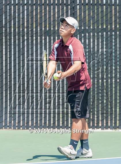 Thumbnail 3 in CIF NCS Boys Tennis Championships photogallery.