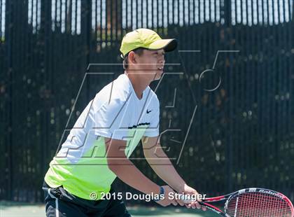 Thumbnail 3 in CIF NCS Boys Tennis Championships photogallery.