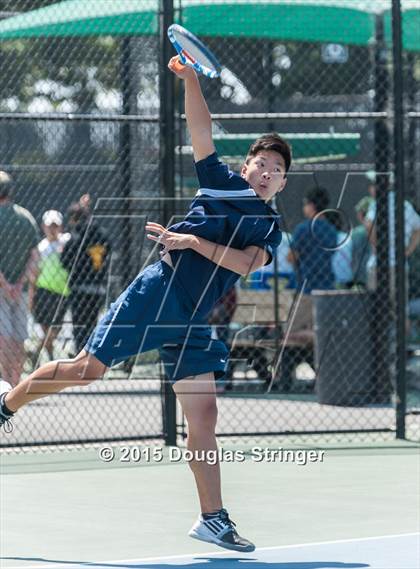 Thumbnail 1 in CIF NCS Boys Tennis Championships photogallery.