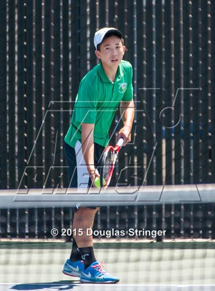Thumbnail 2 in CIF NCS Boys Tennis Championships photogallery.