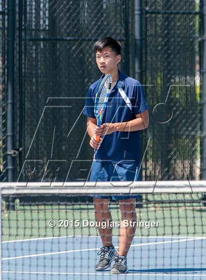 Thumbnail 2 in CIF NCS Boys Tennis Championships photogallery.
