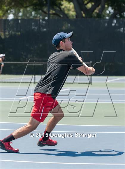 Thumbnail 2 in CIF NCS Boys Tennis Championships photogallery.
