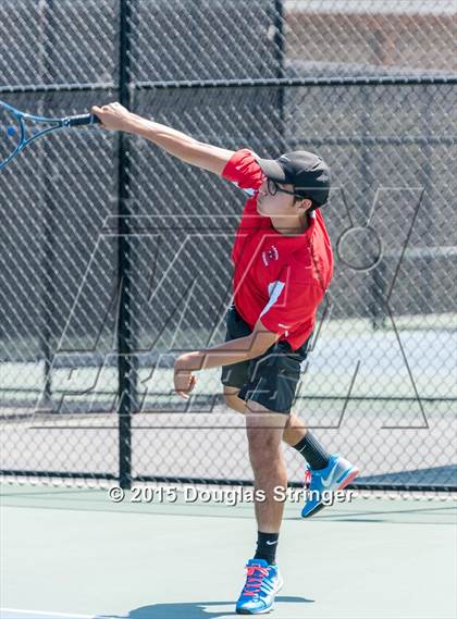 Thumbnail 2 in CIF NCS Boys Tennis Championships photogallery.